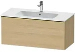 Duravit Waschtischunterschrank D-Neo 101x46,2cm, g pol/Ei Nat, 1 Ausz., wandh&auml;ngend