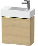 Duravit Waschtischunterschrank D-Neo 48,4x22,2x44cm, 1 T&uuml;r, An R, g pol/Ei N