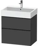 Duravit Waschtischunterschrank D-Neo 68,4x44,2cm, sw/Grap m, 1 Kast, 1 Ausz.