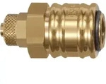 Riegler Schnellverschlusskupplung NW 7,2, MS blank, Schlauchanschl. 10x8
