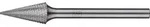 PFERD TOOLS Hartmetall Hochleistungsfr&auml;sstift MICRO Spitzkegel SKM &Oslash; 06x13 mm