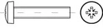 ISO 7045 Form CZ Linsenkopfschraube VG M1,6x3 Edelstahl A2 blank PZ