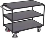 VarioFit Tischwagen mit 3 Ladefl&auml;chen RAL 7016