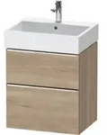 Duravit Waschtischunterschrank D-Neo 58,4x44,2cm, ch/Ei ma, 1 Kast, 1 Ausz.