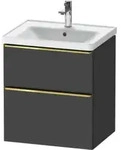 Duravit Waschtischunterschrank D-Neo 58,4x45,2x62,5cm, 1 Kast, g pol/gra ma