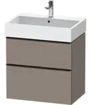 Duravit Waschtischunterschrank D-Neo 68,4x44,2cm, sw/Bas m, 1 Kast, 1 Ausz.