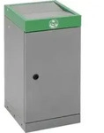 Stumpf Sortssystem ProTec-Plus, graualu/6024, verzinkter Innenbeh&auml;lter, 30 Liter