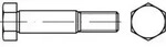 DIN 609 Sechskant-Passschraube M12x75 Stahl 8.8 blank m. Gewindezapfen