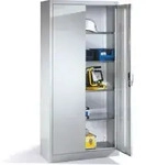 C+P Werkzeugschrank mit Dreht&uuml;ren, innen 4 B&ouml;den, H1950xB930xT400mm Front...