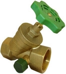 KIRCHHOFF Schr&auml;gsitzventil, 3/4"IG, mit Entleerung