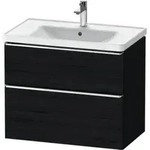 Duravit Waschtischunterschrank D-Neo 78,4x45,2cm, ch/Ei s, 1 Schubk., 1 Ausz.