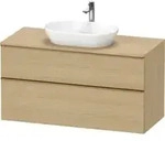 Duravit Waschtischunterschrank D-Neo 120x55cm, b geb/Ei N, 2 SBK, 1 A, 1 Pl