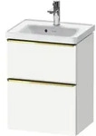 Duravit Waschtischunterschrank D-Neo 48,4x37,2x62,5cm, 1 Kast, g pol/wei&szlig; ma