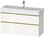 Duravit Waschtischunterschrank D-Neo 118,4x44,2cm, g pol/w g, 1 Kast, 1 Ausz.