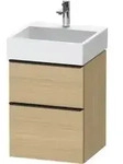 Duravit Waschtischunterschrank D-Neo 48,4x44,2cm, sw/Ei N, 1 Schubk., 1 Ausz.
