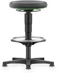 bimos Drehhocker Supertect Sitzh&ouml;he 530 - 750 mm mit Gleiter und Fu&szlig;ring