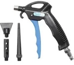 BGS Druckluft-Ausblaspistole mit 3 Aufs&auml;tzen