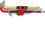 KS Tools Kugelkopf-Innensechskant-Winkelstiftschl&uuml;ssel-Satz, extra lang,...