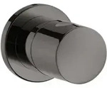 hansgrohe Fertigmontageset Axor Uno UP-Absperrventil, polished black chrome