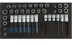 Gedore 1500 CT1-ITX 30 Satz Schraubendrehereins&auml;tze 3/8" in Check-Tool-Modul