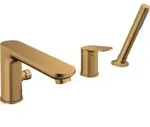Duravit 3-Loch-Wannenarmatur Wave Bronze geb&uuml;rstet