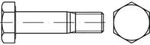 Peiner EN 14399-8 Form H Sechskant-Passschraube Gewindetoleranz 6g M22x110...