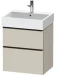 Duravit Waschtischunterschrank D-Neo 58,4x44,2cm, sw/Taup m, 1 Kast, 1 Ausz.
