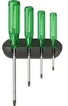 PB Swiss Tools Schraubendreher-Satz 4-teilig PZ im Wandhalter Classic