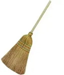 floraworld Reisstrohbesen 4-Naht mit Stiel 135 cm