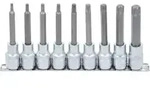 BGS Bit-Einsatz-Satz, Antrieb Innenvierkant 12,5 mm (1/2"), T-Profil (f&uuml;r TX),