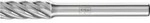 PFERD TOOLS Hartmetall Hochleistungsfr&auml;sstift INOX Zylinder ZYA &Oslash; 08x20mm...