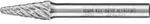 PFERD TOOLS Hartmetall Hochleistungsfr&auml;sstift ALLROUND Rundkegel KEL &Oslash; 08x20mm