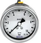 Riegler Glyzerinmano, CrNi-Stahl, G 1/2 exzentrisch, 0 - 16,0 bar, &Oslash;100