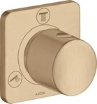 hansgrohe Fertigmontageset Trio/Quattro UP-Ab- und Umstellventil, brushed bronze