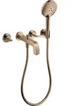 hansgrohe Fertigmontageset Axor Citterio UP-3-Loch-Wannenarm, m HG, pol. r gol