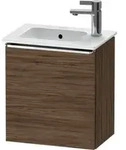 Duravit Waschtischunterschrank D-Neo 41x27,4x44cm, 1 T, An li, chr/Nussb dkl.