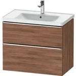 Duravit Waschtischunterschrank D-Neo 78,4x45,2cm, ch/nb N, 1 Schubk., 1 Ausz.