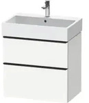 Duravit Waschtischunterschrank D-Neo 68,4x44,2cm, sw/w ma, 1 Schubk., 1 Ausz.