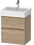 Duravit Waschtischunterschrank D-Neo 58,4x44,2cm, b geb/Ei ma, 1 Kast, 1 A