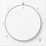 Jung Abdeckung Thermostat A1749BFWWM wei&szlig; matt Kunststoff
