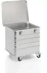 Gm&ouml;hling Kastenwagen mit Deckel D 3008 Volumen 229l Aluminium