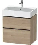 Duravit Waschtischunterschrank D-Neo 68,4x44,2cm, sw/Ei ma, 1 Kast, 1 Ausz.