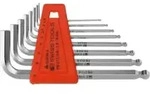 PB Swiss Tools Sechskant-Winkelschraubendreher-Satz, mit Kugelkopf, verchromt,