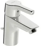 Hansa Waschtisch-Einhebelmischer HANSAPALENO m Ablaufgarnitur, Ausladung 103mm, chrom