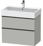 Duravit Waschtischunterschrank D-Neo 78,4x44,2cm, sw/gr m, 1 Schubk., 1 Ausz.
