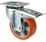 BS Rollen Schwerlastrolle L620.B90.150 Lenkrolle mit Totalfeststeller,...