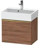 Duravit Waschtischunterschrank D-Neo Compact 58,4x37,2x44cm, 1 A, wd, g pol/Nussb Nat