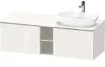Duravit Waschtischunterschrank D-Neo 140x55cm, 2 A, 1 Pl, B re, ES geb/we hgl
