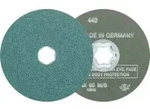 PFERD TOOLS COMBICLICK Zirkon Fiberscheibe &Oslash; 115 mm Z60 f&uuml;r hohen Abtrag auf...