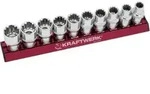 Kraftwerk COMBI-Stecknusssatz MAGALU 1/2" 10-teilig